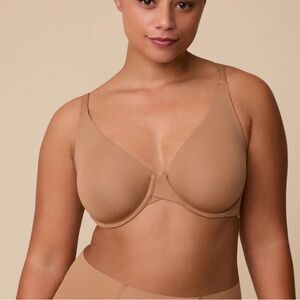 Base Unlined Harper Wilde Bra TAN 34DDD/F